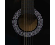 Klasikinė gitara pradedantiesiems ir vaikams, juoda, 3/4 36"