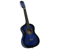 Klasikinė gitara pradedantiesiems ir vaikams, mėlyna, 1/2 34"