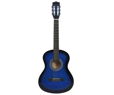 Klasikinė gitara pradedantiesiems ir vaikams, mėlyna, 3/4 36"