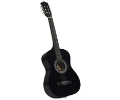 Klasikinė gitara pradedantiesiems ir vaikams, juoda, 3/4 36"