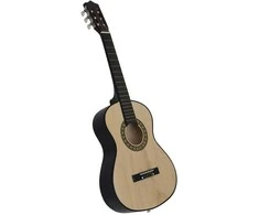 Klasikinė gitara su dėklu pradedantiesiems ir vaikams, 1/2 34"