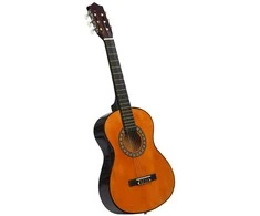 Klasikinė gitara su dėklu pradedantiesiems ir vaikams, 1/2 34"