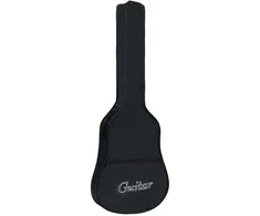 Klasikinė gitara su dėklu pradedantiesiems, juoda, 4/4 39"