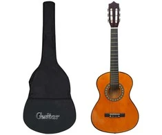 Klasikinė gitara su dėklu pradedantiesiems ir vaikams, 1/2 34"