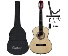 Klasikinės gitaros rinkinys pradedantiesiems, 12 dalių, 4/4 39"