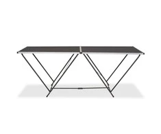 Klijavimo stalas, sulankst., MDF ir aliuminis, 200x60x78cm