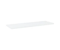Knygų lentynos plokštės, 4vnt., baltos, 60x20x1,5cm, MDP