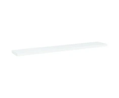 Knygų lentynos plokštės, 4vnt., baltos, 60x10x1,5cm, MDP