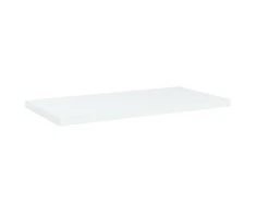 Knygų lentynos plokštės, 4vnt., baltos, 40x20x1,5cm, MDP