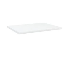 Knygų lentynos plokštės, 4vnt., baltos, 40x30x1,5cm, MDP