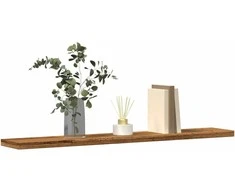 Knygų lentynos plokštės, 4vnt., medienos, 60x10x1,5cm, mediena