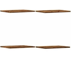 Knygų lentynos plokštės, 4vnt., medienos, 40x30x1,5cm, mediena