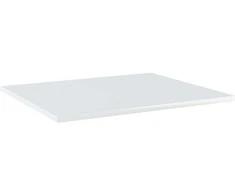 Knygų lentynos plokštės, 8vnt., baltos, 60x50x1,5cm, MDP