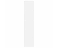 Knygų spinta, baltos spalvos, 100x33x156,5cm, apdirbta mediena
