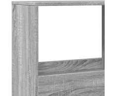 Knygų spinta, pilka ąžuolo, 100x33x155,5cm, apdirbta mediena