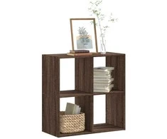 Knygų spinta, rudo ąžuolo, 68,5x32x68,5cm, apdirbta mediena