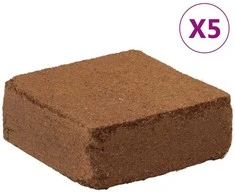 Kokoso pluošto blokai, 5vnt., 5kg kiekvienas, viso 25kg