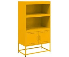 Komoda, baltos spalvos, 68,5x38,5x107cm, plienas