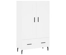 Komoda, baltos spalvos, 69,5x31x115cm, apdirbta mediena