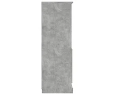 Komoda, betono pilka, 60x35,5x103,5cm, apdirbta mediena