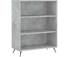 Komoda, betono pilka, 69,5x32,5x180cm, apdirbta mediena
