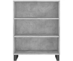 Komoda, betono pilka, 69,5x32,5x180cm, apdirbta mediena