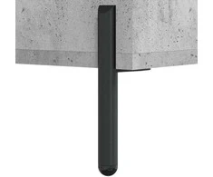Komoda, betono pilkos spalvos, 34,5x34x180cm, apdirbta mediena