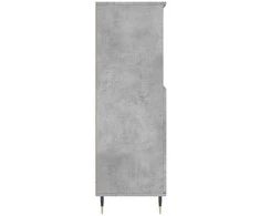 Komoda, betono pilkos spalvos, 60x36x110cm, apdirbta mediena