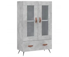 Komoda, betono pilkos spalvos, 69,5x31x115cm, apdirbta mediena