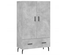 Komoda, betono pilkos spalvos, 69,5x31x115cm, apdirbta mediena