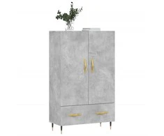 Komoda, betono pilkos spalvos, 69,5x31x115cm, apdirbta mediena