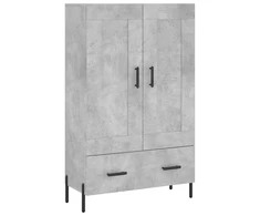 Komoda, betono pilkos spalvos, 69,5x31x115cm, apdirbta mediena