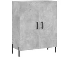 Komoda, betono pilkos spalvos, 69,5x34x180cm, apdirbta mediena