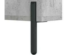 Komoda, betono pilkos spalvos, 69,5x34x180cm, apdirbta mediena