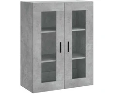 Komoda, betono pilkos spalvos, 69,5x34x180cm, apdirbta mediena