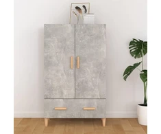 Komoda, betono pilkos spalvos, 70x31x115cm, apdirbta mediena