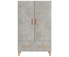Komoda, betono pilkos spalvos, 70x31x115cm, apdirbta mediena