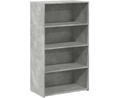 Komoda, betono pilkos spalvos, 70x41x124cm, apdirbta mediena