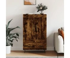 Komoda, dūminio ąžuolo spalvos, 69,5x31x115cm, apdirbta mediena