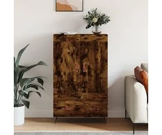 Komoda, dūminio ąžuolo spalvos, 69,5x31x115cm, apdirbta mediena