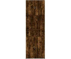 Komoda, dūminio ąžuolo spalvos, 80x42,5x249cm, apdirbta mediena