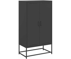 Komoda, juodos spalvos, 68,5x38,5x123,5cm, plienas