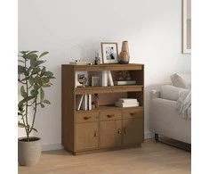 Komoda, medaus ruda, 100x40x108,5cm, pušies medienos masyvas