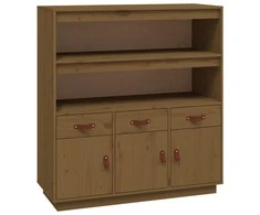 Komoda, medaus ruda, 100x40x108,5cm, pušies medienos masyvas