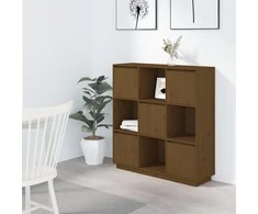 Komoda, medaus ruda, 110,5x35x117cm, pušies medienos masyvas