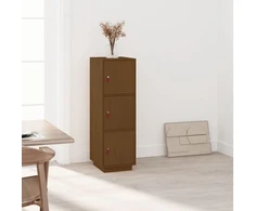 Komoda, medaus ruda, 34x40x108,5cm, pušies medienos masyvas