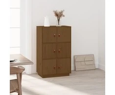 Komoda, medaus ruda, 67x40x108,5cm, pušies medienos masyvas