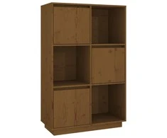 Komoda, medaus ruda, 74x35x117cm, pušies medienos masyvas