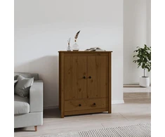 Komoda, medaus ruda, 83x41,5x100cm, pušies medienos masyvas