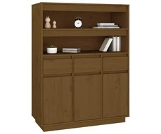 Komoda, medaus ruda, 89x40x116,5cm, pušies medienos masyvas